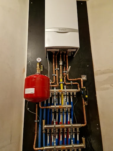 Volledige gasketelinstallatie in appartement